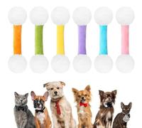 Générique Q Tip Cat Toy, Qtip Cat Toy, Giant Cotton Swab Cats Toy, Interactive Cats Kicker Toys for Teeth Cleaning, Soft Plush Kicker Toys for Indoor Pets Sturdy Teething Chew (6Pcs)