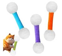 Générique Q Tip Cat Toy, Soft Plush Kicker Toys, Interactive Kitty Kick Sticks for Cat Lovers Gift, Sturdy Teething Chew, Big Qtip,Tiny Cat Obsessed (3pcs-B)