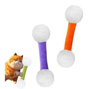 Générique Q Tip Cat Toy, Soft Plush Kicker Toys, Interactive Kitty Kick Sticks for Cat Lovers Gift, Sturdy Teething Chew, Big Qtip,Tiny Cat Obsessed (2pcs-C)