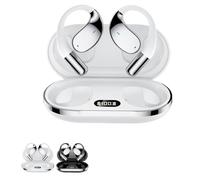 Générique Q39 AI Translation Clip-on Bluetooth Earphones, AI Translation Earbuds Real Time 144 Languages, with Built-in Music and Call Features and AI Translations (White)
