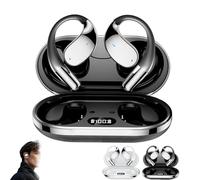 Générique Q39 AI Translation Clip-on Bluetooth Earphones, Q39 AI Earbuds Translate, Bluetooth Sports Earbuds, Real Time Open Ear Headphones, Translating Device for Travel Business Learning (Black)