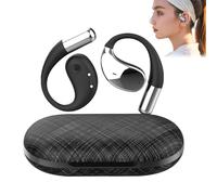 Générique Q39 AI Translation Clip-on Bluetooth Earphones, Q39 AI Earbuds Translate, for 140+ Languages Life Fit iOS and Android, for Travel Business Learning (Black)