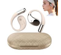 Générique Q39 AI Translation Clip-on Bluetooth Earphones, Q39 AI Earbuds Translate, for 140+ Languages Life Fit iOS and Android, for Travel Business Learning (Gold)