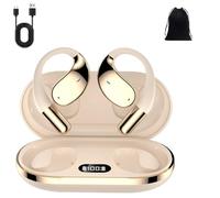 Générique Q39 AI Translation Clip-on Bluetooth Earphones, Q39 AI Earbuds Translate, Intelligent Noise Reduction, Support 140 Languages & Accents, for Travel Business Learning (White*1pcs)
