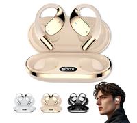 Générique Q39 AI Translation Clip-on Bluetooth Earphones, Translation Earbuds Real Time, Traductor De Voz Instantaneo 2025, for Travel Business Learning (Skin Tone)
