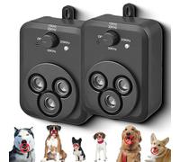 Générique Qinux Barkbuz for Dogs, Barkbuz Anti Bark Device, with Three Adjustable Frequency Modes, Training to Improve Bad Behavior, for Indoor Outdoor Use (2PCS)