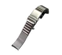 Générique QL Supply Co Bracelet en Acier Inoxydable Solide, Maille métallique de 20mm 22mm for Bracelet de Montre Poli brossé épais, Bracelet Universel(Silver-Polished,22mm)