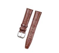 Générique QL Supply Co Leather Watch Band for 18 Soft Comfortable Men Watch Strap20mm Wristband(Brown-Silver,22mm)