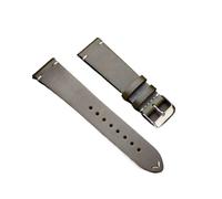 Générique QL Supply Co Oil Wax Cowhide Leather Wristwatch Strap 18mm 19mm 20mm 21mm 22mm Quick Release Retro Watchband(Army Green,18mm)