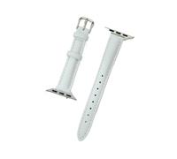 Générique QL Supply Co Tiny PU Leather Strap for Band 38/40/41/42/44/45/46/49mm Women Pattern Wristband for 1-10 SE 2(Bianco,38 40 41 S10-42MM)