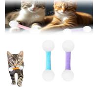 Générique Qtip Cat Toy, Giant Cotton Swab Cat Toy, Catnip Toys Set of 6 Soft Plush Kicker Toys, Sturdy Teething ChewToy (2Pcs-C)