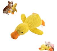 Générique Quacking Duck Toy for Dog, New Durable Calming Duck Toys, Quacking Duck with Soft Squeaker, Calming Chew Toy for Indoor Puppies & Senior Dogs (Yellow,Medium)