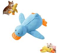 Générique Quacking Duck Toy for Dog, New Durable Calming Duck Toys, Quacking Duck with Soft Squeaker, Calming Chew Toy for Indoor Puppies & Senior Dogs (Blue,Medium)