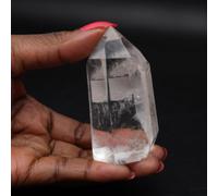 Générique Quartz à Inclusion de 125 grammes et 65 millimètres, Minéral Quartz de Madagascar, Naturel et Authentique, Objet Unique, Minéral d'art, Pierre de Chakras