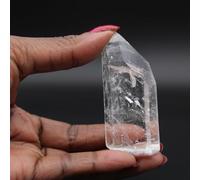 Générique Quartz à Inclusion de 80 grammes et 60 millimètres, Minéral Quartz de Madagascar, Pierre Authentique, Objet Unique, Minéral d'ornement, Pierre de méditation