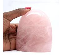 Générique Quartz Rose de 600 grammes et 95 millimètres, Minéral Quartz Rose de Madagascar, Pierre d'origine Authentique, Objet Exclusif, Décoration et Collection, Pierre de lithothérapie