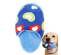 Générique Qui Couinent pour Petits Chiens - Jeu De Dentition Canin en Forme De Pantoufle - de Dentition pour Gros Mâcheurs - Anti-Ennui, enrichissement, intérieur/extérieur, entraînement, Jeu fami
