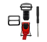 Générique Quick Release Helmet Buckle Replacement - Adjustable Strap Kit for Motorbike, Bicycle, and Sports Helmets | Lightweight, Strong, and Reliable Mechanism for Fast Locking Comfortable Wear