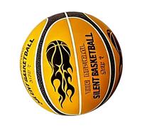 Générique Quiet Basketball - Soundless Indoor Ball, 8 inches Airless Training with Easy Grip, Lightweight Bouncing Basketball for Kids Boys Girls Teens, Bedroom Sports Ball for Home Fun and Practice