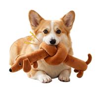 Générique Quietschendes Hundespielzeug | Dackelförmiger, Niedlicher, Interaktiver Spielgefährte,Kauspielzeug Für Hunde | Für Drinnen Spielen, Training, Zahnen, Gegen Langeweile Und Beschäftigung