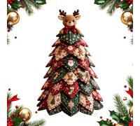 Générique Quilted Christmas Tree Kit 3D Layered Handmade Art Project Set