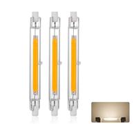 Générique R7s LED 118mm Dimmable Blanc Naturel 4500K, 3000LM, 30W Linéaire Ampoule Remplacer Halogène J118 300W, Éclairage à 360 Degrés, OCB R7S LED 118mm pour Couloirs et Appliques Murales, 3 Pièces