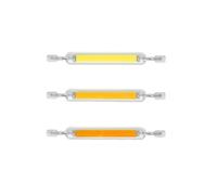 Générique R7S Tube de lumière LED, 78mm 118mm 5W 10W 20W R7s Projecteur AC 220V 110V COB Ampoule Tube en Verre Remplacer 30W 50W 100W Lampe halogène,Warm White,10W 118mm