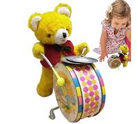 Générique Rabbit Clockwork Toy - Stuffed Animal Wind Up Toys - Realistic Electric Animal Robot Model for Easter Kid Children Boys Girls