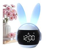 Générique Rabbit Night Clock - Touch Control for Children | Abs Material with Compact Build, Digital Alarm Display, Six Ringtones Option, Adjustable Volume Countdown, Home Bedroom and School Holiday