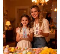 Générique Rabbit Wallet - Money Clip for Men, 6 Pieces Cute Bunny Party Supplies, Easter Bunny Card Holders for Halloween New Year Eve Wedding Party Kids Adults Family Friends Home Decor Car Holiday