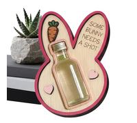 Générique Rabbit Wine Bottle Holder - Aesthetic Easter Animal, Glass Holder with Displaying Bottles, Bar Accessory, Decorative Storage, Wine Rack for Cocktail Whiskey Beer Table Shelf Kitchen Bar