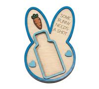 Générique Rabbit Wine Bottle Holder - Aesthetic Easter Animal, Glass Holder with Displaying Bottles, Bar Accessory, Decorative Storage, Wine Rack for Cocktail Whiskey Beer Table Shelf Kitchen Bar