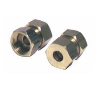 Générique - Raccord à olive droit F3/8 x tube 10mm (X 2)