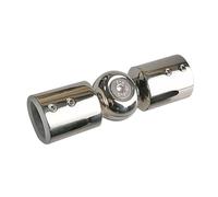 Générique Raccord d'angle Polyvalent pour Tringles à Rideaux, Conception Flexible, 19mm Poli