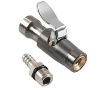 Générique Raccord de gonflage Rapide, Métal Robuste sans Fuite d'air avec Clip, Embout de gonflage à Connexion Rapide, pour Une Utilisation en extérieur Garage Moto Scooter berline SUV Camping-Car