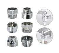 Générique Raccord de Robinet d'eau 1/2 à Filetage M16 M18 M20 M22 M24 M28, Adaptateur de réparation for Robinet de Cuisine et Salle de Bain(B)