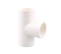 Générique Raccord de Tuyau en PVC Blanc, coude Droit, té, 3/4/5/6 Voies, 20/25/32 mm, 1 pièce(White,I.D 20mm)