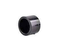 Générique Raccord de Tuyau en PVC Noir, coude Droit, raccord en T, raccords for Tube de Drainage d'aquarium, Accessoires d'irrigation de Jardin, Bricolage, 1 pièce, 16 à 50 mm(PVC Cap,Black 32mm)