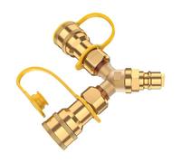 Générique Raccord Gaz Rapide | Matériel de déconnexion Portable en Laiton,Kit de Déconnexion pour Tuyau de Gaz,pour Maison intérieure Cuisine Salle de Bain Barbecue BBQ Soudure découpe Camping