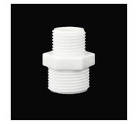 Générique Raccord pneumatique for Tube en Plastique 1/8" 1/4" 3/8" 1/2" 3/4" 1" mâle x mâle, Adaptateur de connecteur de Tuyau à Mamelon Hexagonal(01-04)
