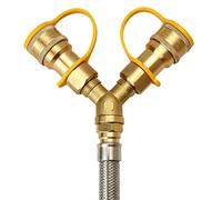 Générique Raccord Rapide Gaz - Équipement De Déconnexion Rapide Portable en Laiton,Connecteur Gaz Express | pour Maison Cuisine Salle De Bain Intérieur Habitation Extérieur Grill Domestique Soudure