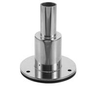 Générique Raccord Traversant la Coque en Acier Inoxydable pour Conduit de Chauffage de Bateau, Orifice D'échappement Marin Argenté, Améliore L'efficacité et Assure Une Opération Sûre