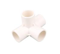 Générique Raccords de tuyauterie en PVC Blanc 20-32 mm Droit/coude/té/Croix