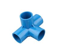 Générique Raccords de tuyauterie en PVC Bleu 20-32 mm Droit/coude/té/Croix