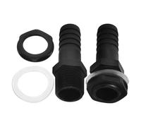 Générique Raccords en Plastique Connecteurs Faciles à Utiliser Lot de 2 Filetage Externe 25mm et Contrôle Débit pour Cuve D'eau pour Tuyau D'arrosage