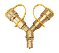Générique Raccords Express gaz Naturel | Équipement Portable de Déconnexion en Laiton,Raccord Rapide pour Barbecue à gaz,pour Maison Intérieur Extérieur Cuisine Salle de Bain Barbecue Soudure Découpe