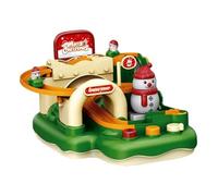 Générique Race Car Track - Educational Vehicle Playset Toy, Interactive Racing Track for Kids’ Early Learning & Fun, ABS Construction with Bright Colors, Engaging for Boys, Girls, Children