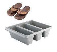 Générique Rack Portable - 255g 3 Rangement Minimaliste, Porte-Chaussures De Placard, Pantoufles De Porte D'entrée D'économie D'espace avec Une Bonne Ténacité | PP PP Tache D'entrée Vertical