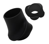 Générique Racket Grip Trainer Corrector - Tennis Hand Position Aid for Beginners | Elastic Polymer Sleeve with Finger Placement Guide, Control Tool for Forehand Backhand Skill Development