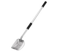 Générique Raclette À Litière pour Chat | Manche Long Détachable Outil de Tamisage | Pelle en Métal À Excréments De Chat | pour Nettoyage Animal Déchets Nourriture Pas à Pas Entrée Odeur Chien et